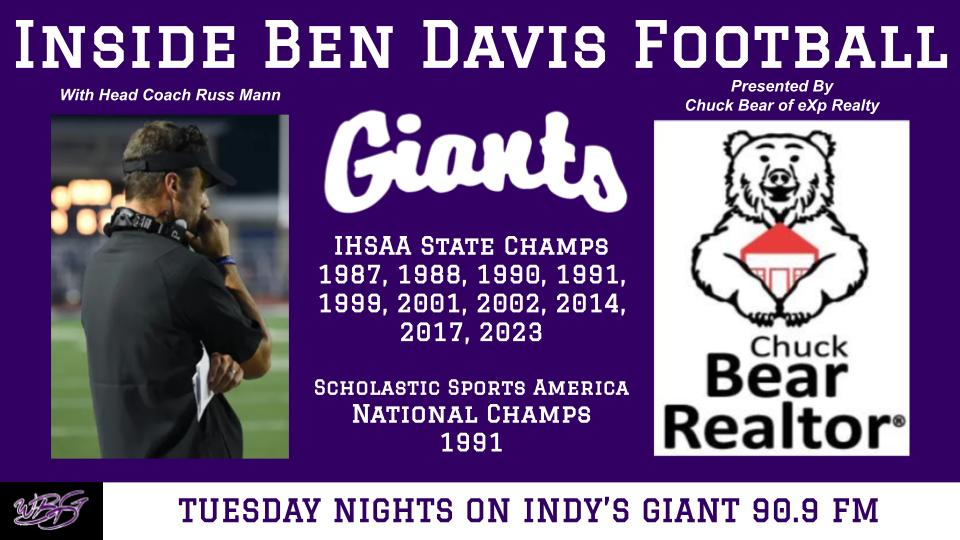 Due to the balmy Indiana weather, we've changed the live showtime to 6:00 pm tonight for Inside Ben Davis Football. Join <a href="/RussMann09/">Russ Mann</a> and @Johnnystir tonight on Indy's Giant 90.9 FM.