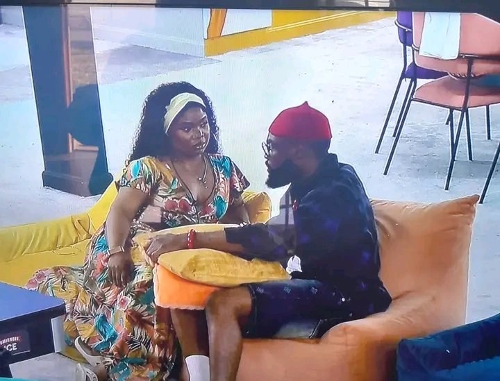 knowledge73781's tweet photo. Denari is such a gentleman ๐ ๐ not him asking Biggie to please let Doris know that he doesn't like when they argue ๐น๐นDยฒ ship๐
#BBNaijaS10 #Knowledgemedia https://t.co/aFFWkMYysA