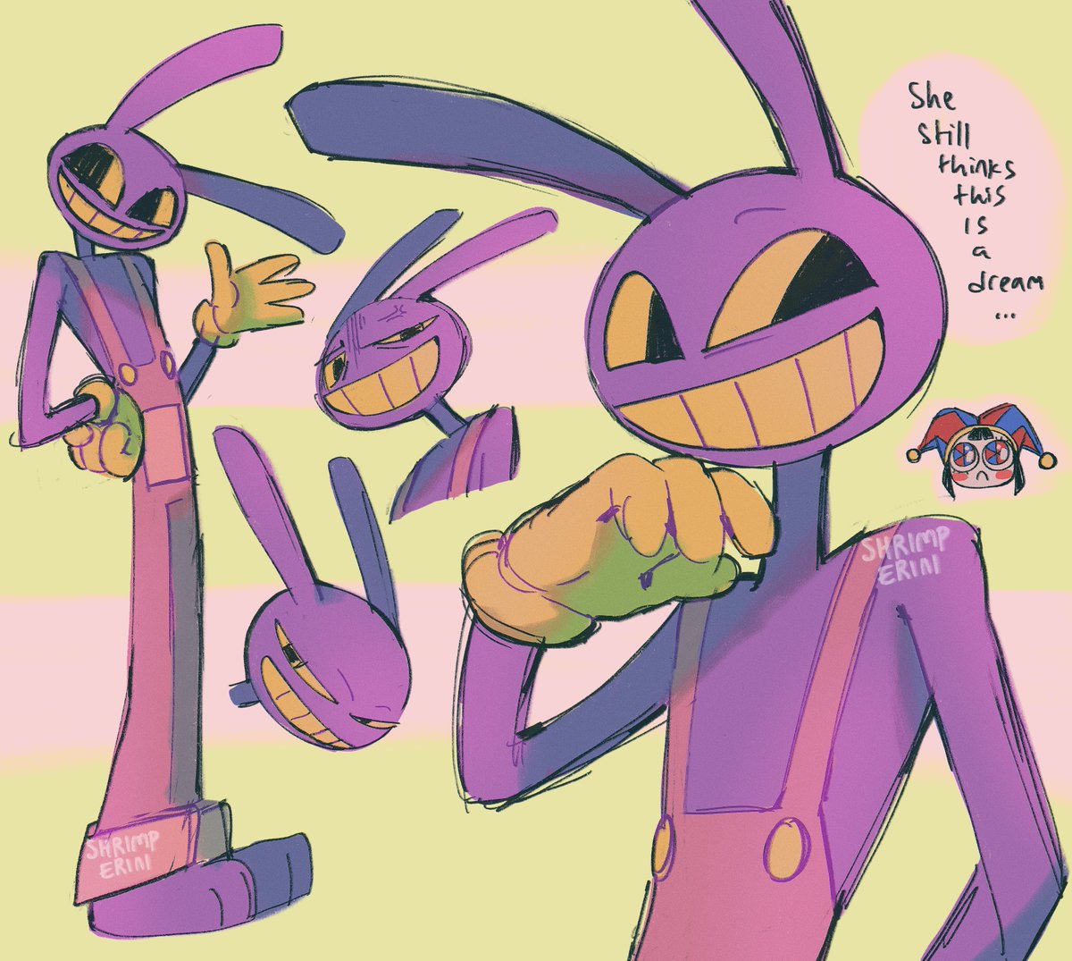 Retrieved an old set of Jax doodles from when the pilot came out