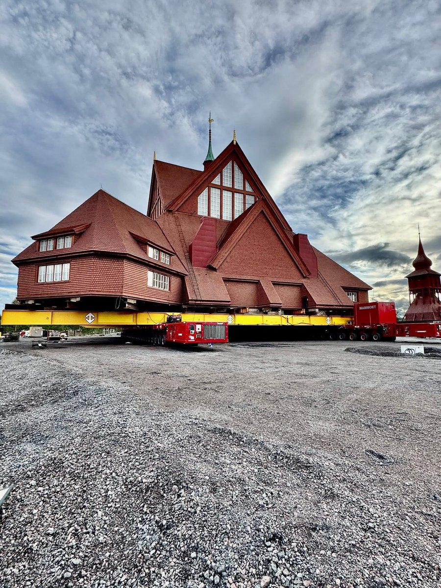 her: kiruna church better not be here when i get back

my considerate ass: