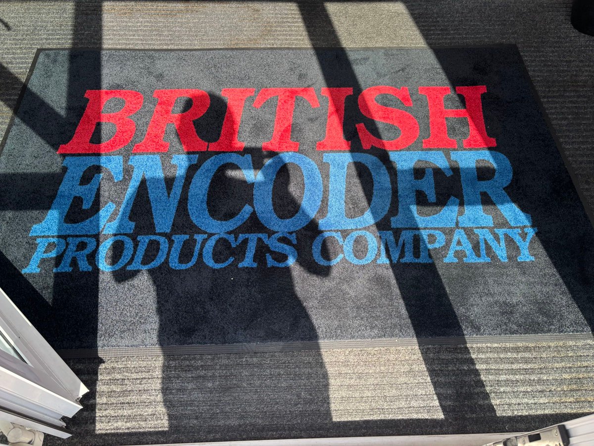 FirstMats's tweet image. 🔴🔵 A bold new entrance for British Encoder Products Company with their custom logo mat. Branding done right 👌
Want one for your business? → firstmats.co.uk
#BritishEncoder #CustomLogoMats #MadeInTheUK #FirstMats #BrandingMatters