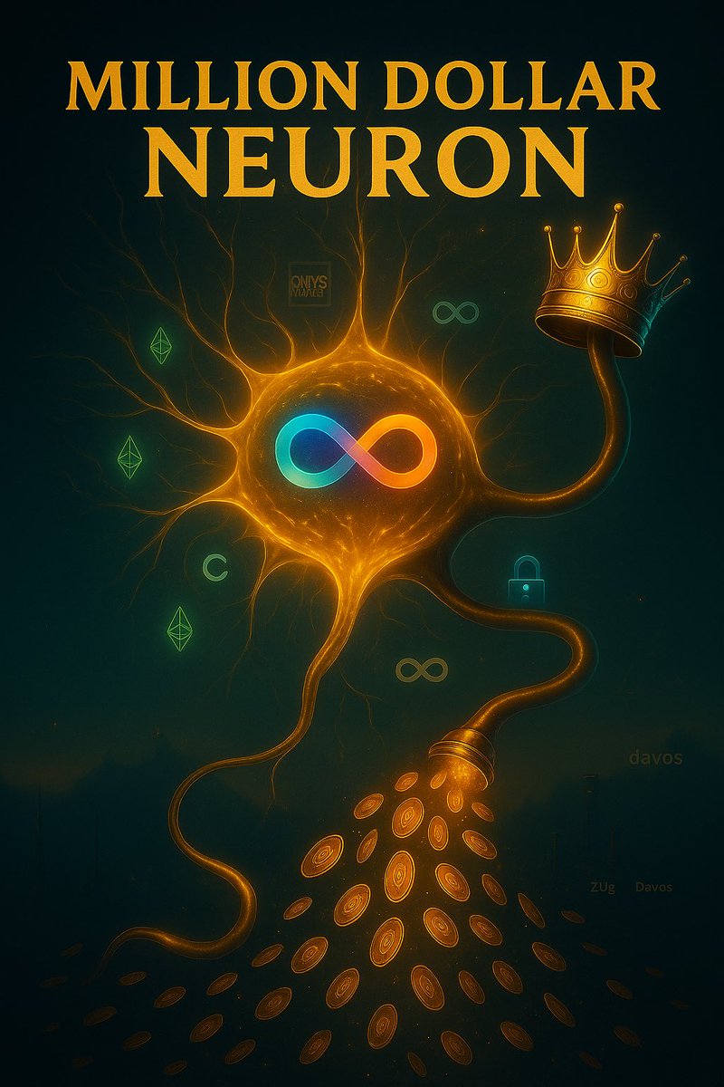iPhelipeVR's tweet image. When digital sovereignty becomes the norm and fiat just a memory, this neuron’s nickname will become its true price.
#InternetComputer 
#MillionDollarNeuro #DigitalSovereignty #TheLastProtocol #ICP