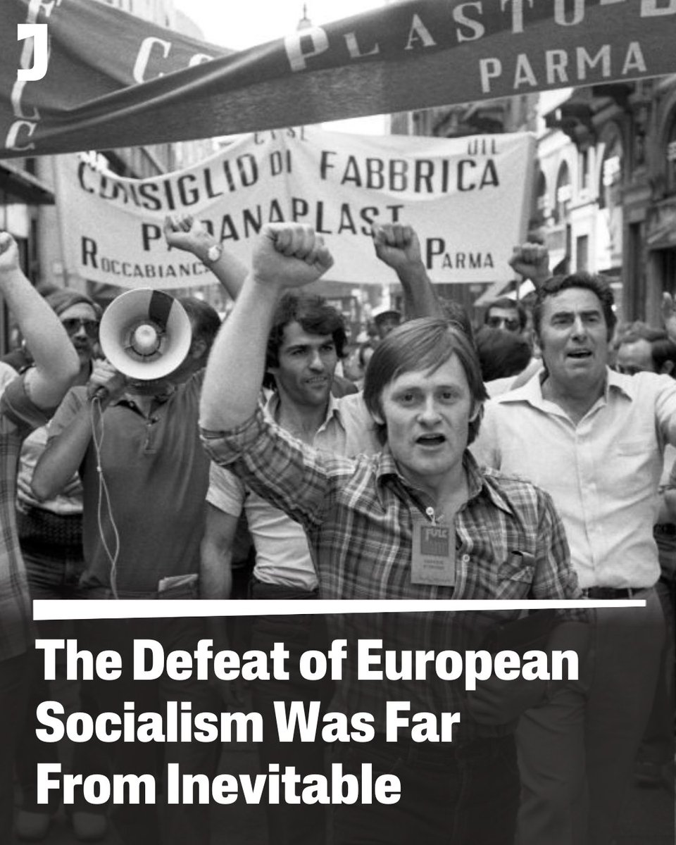 The 1970s have long been seen as the beginning of the Left’s decline, but historian Matt Myers argues this story misses the mark.

Instead it was a decade of labor strength, stalled by backlash, not inevitability: jacobin.com/2025/08/europe…