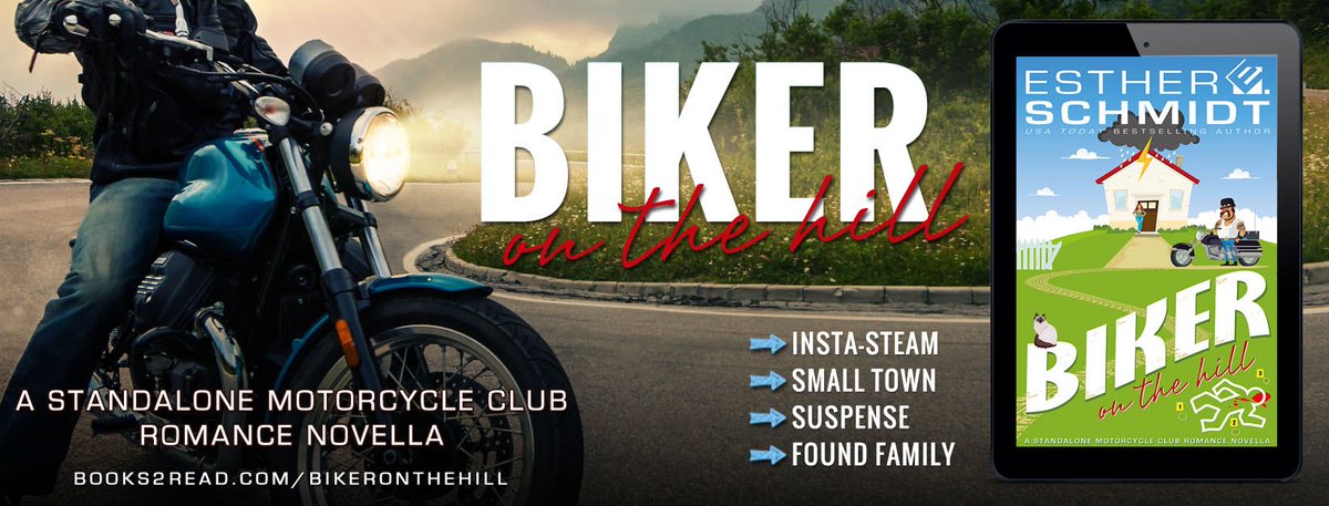 #OUTnow Biker On The Hill from <a href="/EstherESchmidt/">Esther E. Schmidt</a> One can only learn from the past while focusing on a bright new future. books2read.com/BikerOnTheHill #BikerRomance