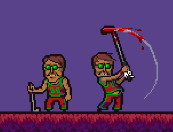 Lisa the pointless old sprite remake, Samson Praile the second ever sprite of the 2021 atc, better posing goes a long way