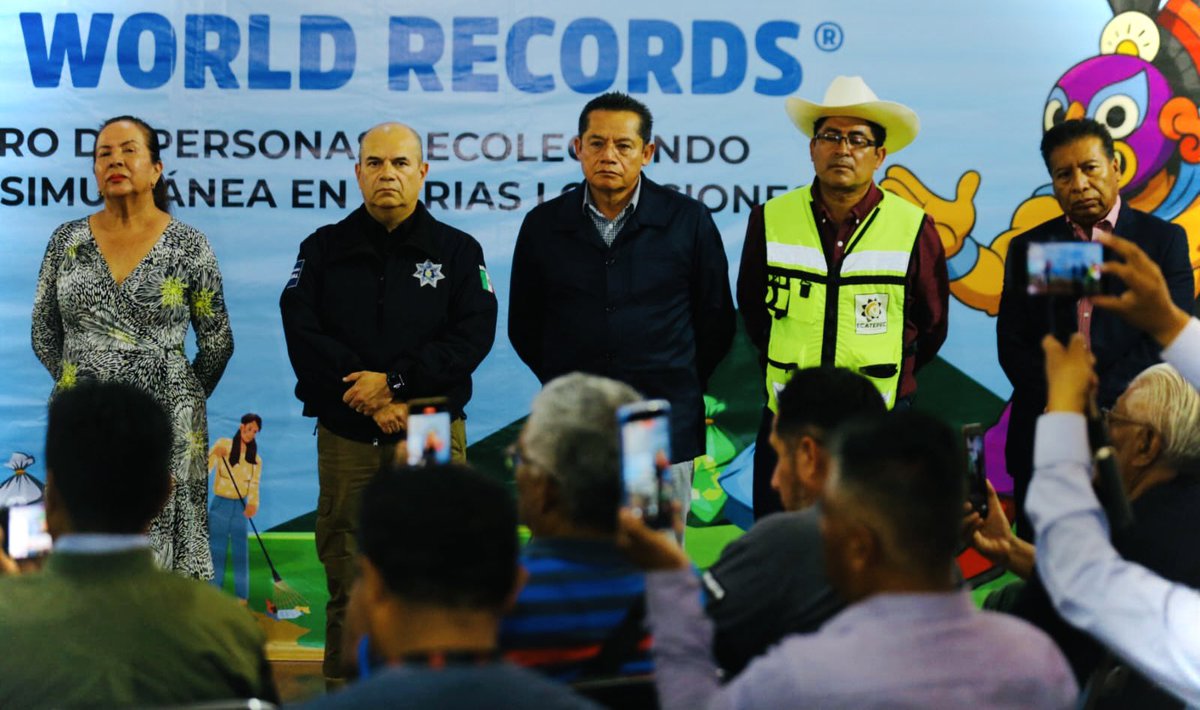 ✅ En #ConferenciaDePrensa presentamos oficialmente la convocatoria para que todas y todos los vecinos participen este domingo 07 de septiembre, desde las 09:00 hrs., en el intento para lograr un título Guinness World Records <a href="/GWR/">Guinness World Records</a> ™️ del mayor número de personas recogiendo basura