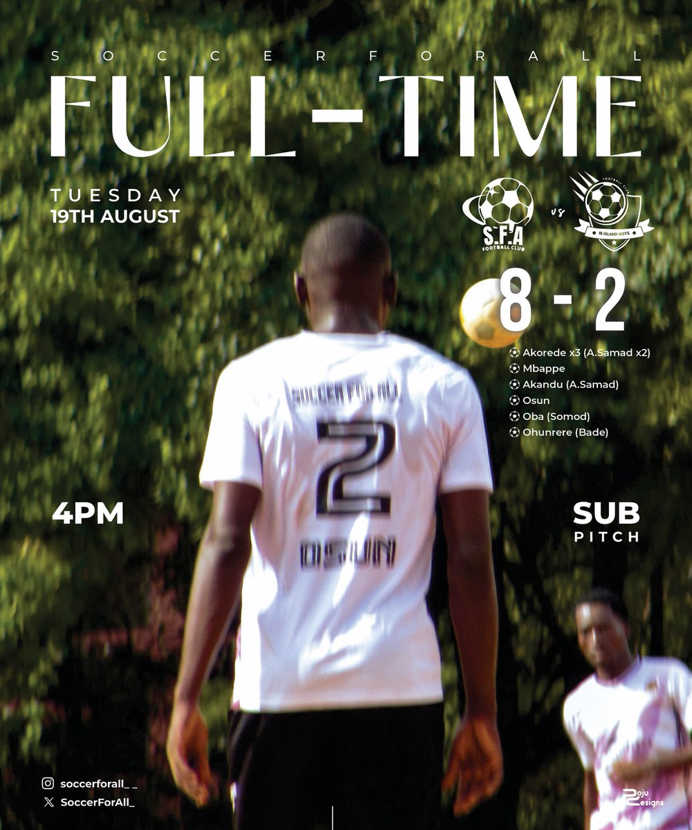 😍 And of course, we return to winning ways in quite spectacular fashion 💪🏾.

With goals flying in at all ends, AK9's  hat-trick more than stole the show🎯.