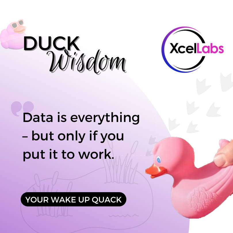 JodyPadarCPA's tweet image. Data can be everything...or nothing! When you put data to work, not just as numbers, but as a lens into your leadership style, you unlock the ability to lead with vision, agility and authenticity.

#XcelLabs #DuckWisdom #SmartData #AIx
