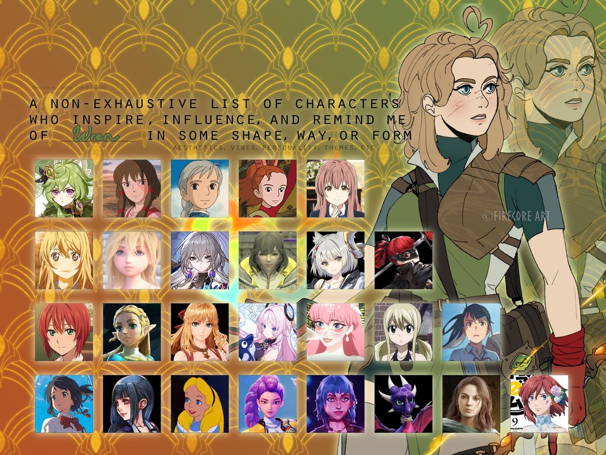 And here we have Wren, another mysterious character for the rooster. There's a lot behind her story, just you wait to get to know her better!

#oc #ocart #art