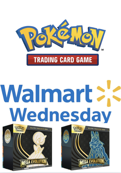 ⚡️Mega Evolutions Incoming⚡️ Heads up Walmart is expected to list Mega Evolutions pre-orders tomorrow night at 9PM 

Direct Early links:  
Elite Trainer Box → mavely.app.link/e/U9b530dOXVb 
Booster Bundle → mavely.app.link/e/BEmQlXiOXVb 
3 Pack Blister → mavely.app.link/e/UgMLbXkOXVb