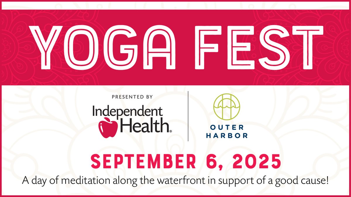 Yoga Fest is taking over Wilkeson Pointe on Saturday, 9/6! Enjoy a day of yoga classes, giveaways from #IndependentHealth, and music from DJ North Starr.

Tix: tixr.com/e/154712

Stay tuned for fitness lineup and vendors!