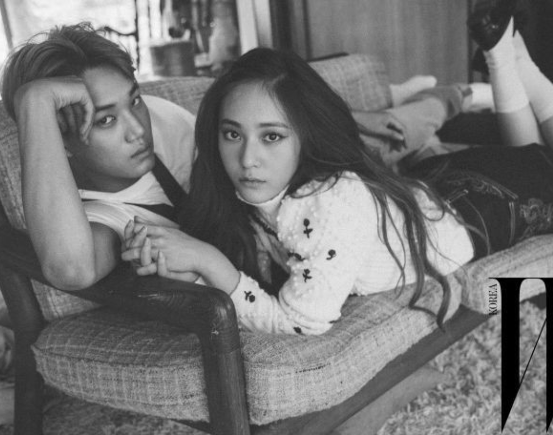 AboutMusicYT's tweet photo. exo's kai, f(x)'s krystal and shinee's taemin for w korea https://t.co/M8E8ic8hVx