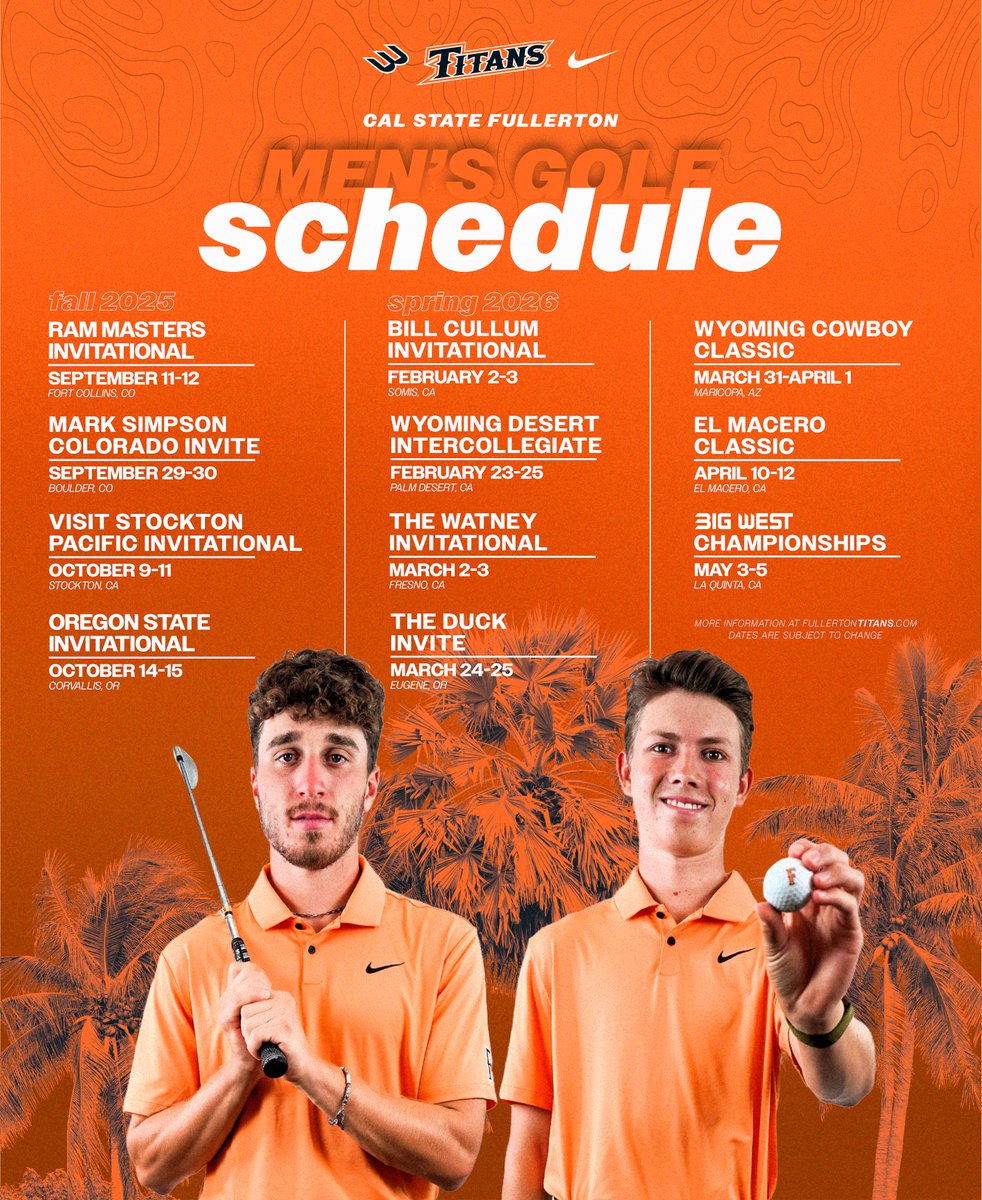 Titans Men's Golf tweet media