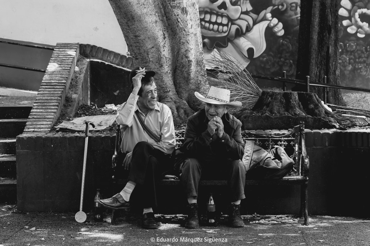 Hoy es “Día Mundial de la Fotografía”, les comparto esta postal de dos adultos mayores platicando en una plaza pública en la alcdia de Tlalpan, Ciudad de México.

#DíaMundialDeLaFotografía #Tlalpan #Cdmx #jems