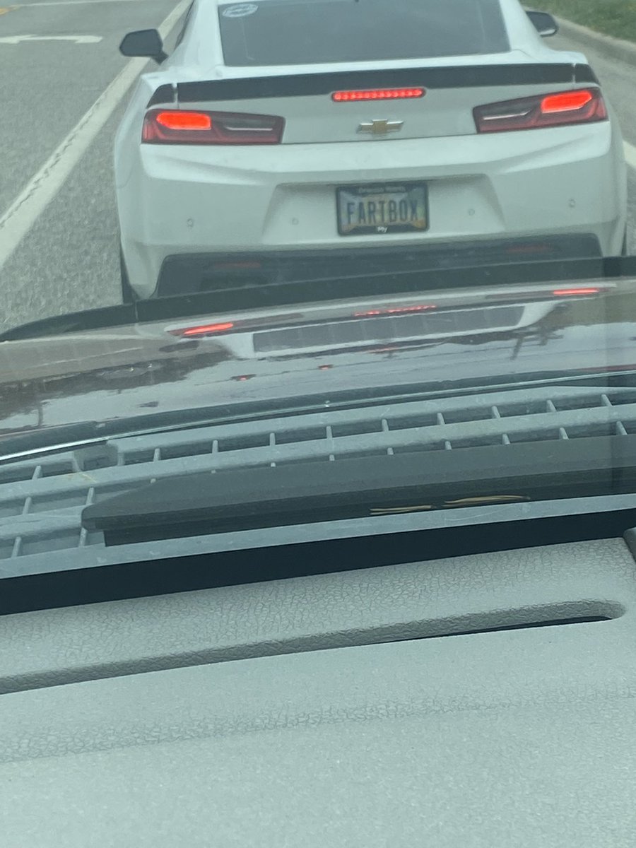 This guy cut me off on my way home. I was a bit pissed until I lol’d at his plate