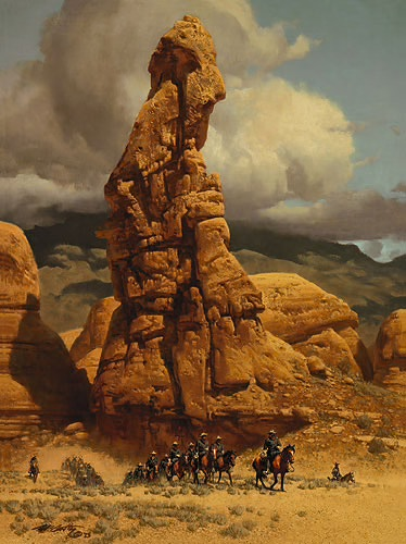 Patrol at Broken Finger, Frank McCarthy, 1975
