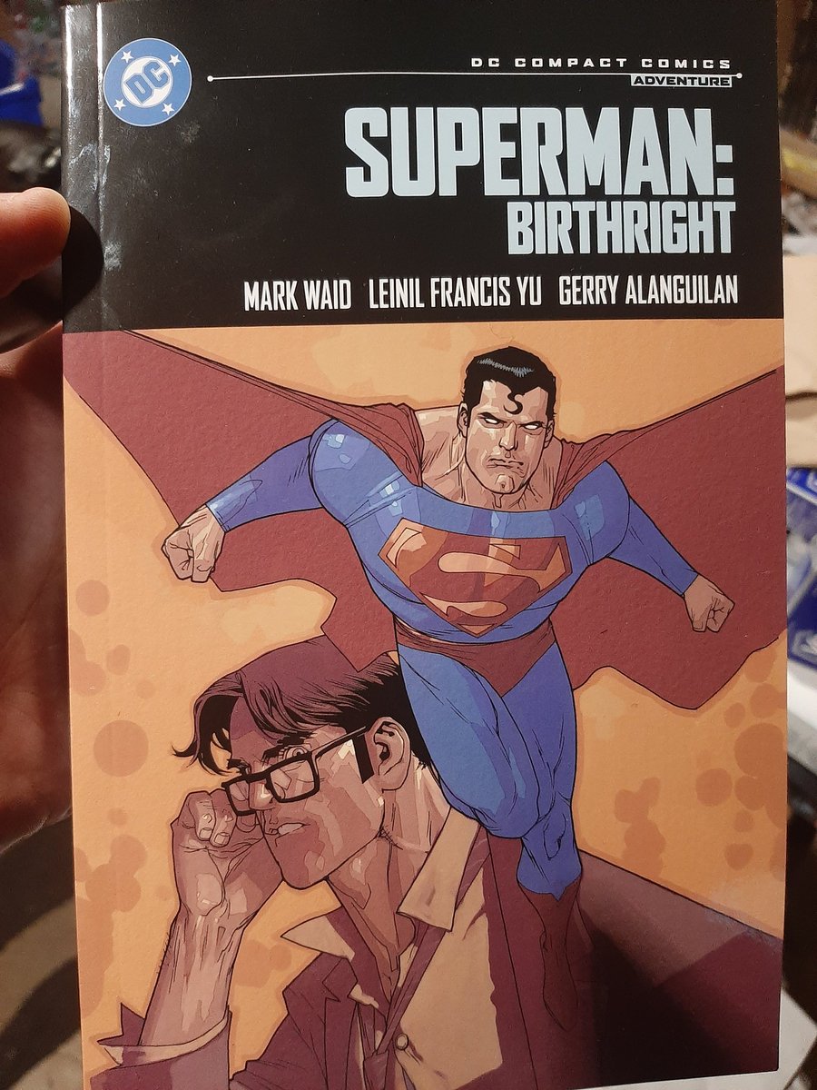 Dan Niles (@dannileswrestle) on Twitter photo New pick up!
Had to get Superman: Birthright because I actually have never read it. DC compact comics are going for $10 so you can't get wrong.
#Superman #DCcomics
<a href="/MonarchDafey/">Monarch☘️Dafey</a> <a href="/Antoinerayner87/">Antoine Browne</a> <a href="/backupgoalie/">cody o</a> <a href="/comicsandroses/">🦇 Ella Warren🦇</a> <a href="/JUJUR0SE_/">👑 JUJU LEMAR ROSE 🌹</a> <a href="/ShaqMaadWolf/">ShaqBuysComics</a> <a href="/GodTha63710/">Jay Minerva</a> New pick up!
Had to get Superman: Birthright because I actually have never read it. DC compact comics are going for $10 so you can't get wrong.
#Superman #DCcomics
<a href="/MonarchDafey/">Monarch☘️Dafey</a> <a href="/Antoinerayner87/">Antoine Browne</a> <a href="/backupgoalie/">cody o</a> <a href="/comicsandroses/">🦇 Ella Warren🦇</a> <a href="/JUJUR0SE_/">👑 JUJU LEMAR ROSE 🌹</a> <a href="/ShaqMaadWolf/">ShaqBuysComics</a> <a href="/GodTha63710/">Jay Minerva</a>