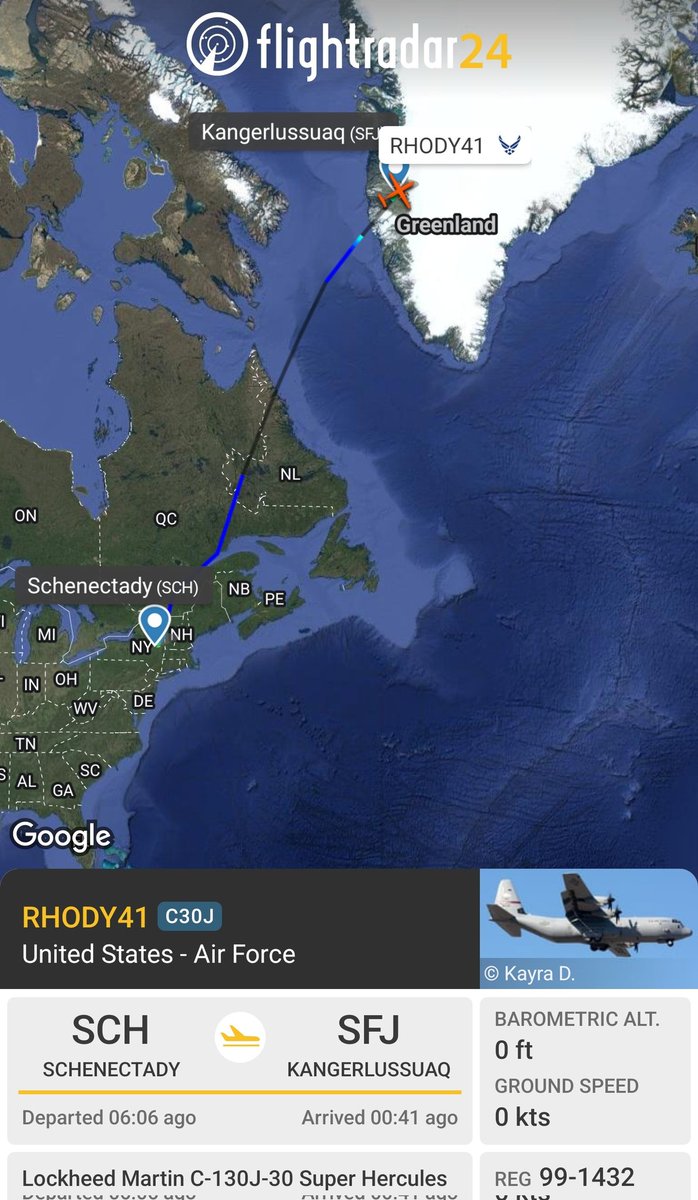 sipjack1776's tweet photo. C-130J-30 Super Hercules 
#AE049E
99-1432/RHODY41
Schenectady>Kangerlussuaq 
@Borrowed7Time https://t.co/0fWMdcJti5