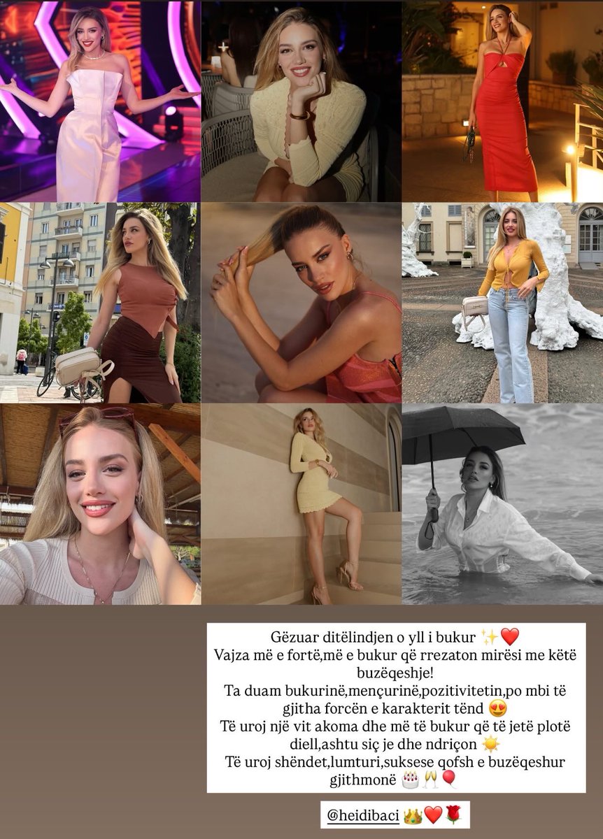 Gëzuar ditëlindjen o yll i bukur ✨❤️

<a href="/heidibaci97/">Heidi Baci</a> ❤️👑 #heidibaci #heidiromeo