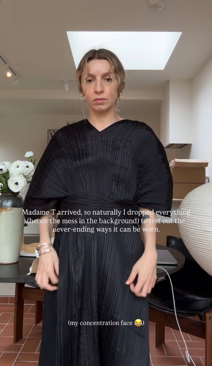 pleats pleaseのmadame Tってこんなに自由自在にアレンジが効くのね