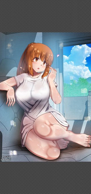 「かすみちゃん···」 暇な時はかすみちゃんへの思いだけのポニ子ちゃん。 Ponytail girl is thinking about Kasumi again today.