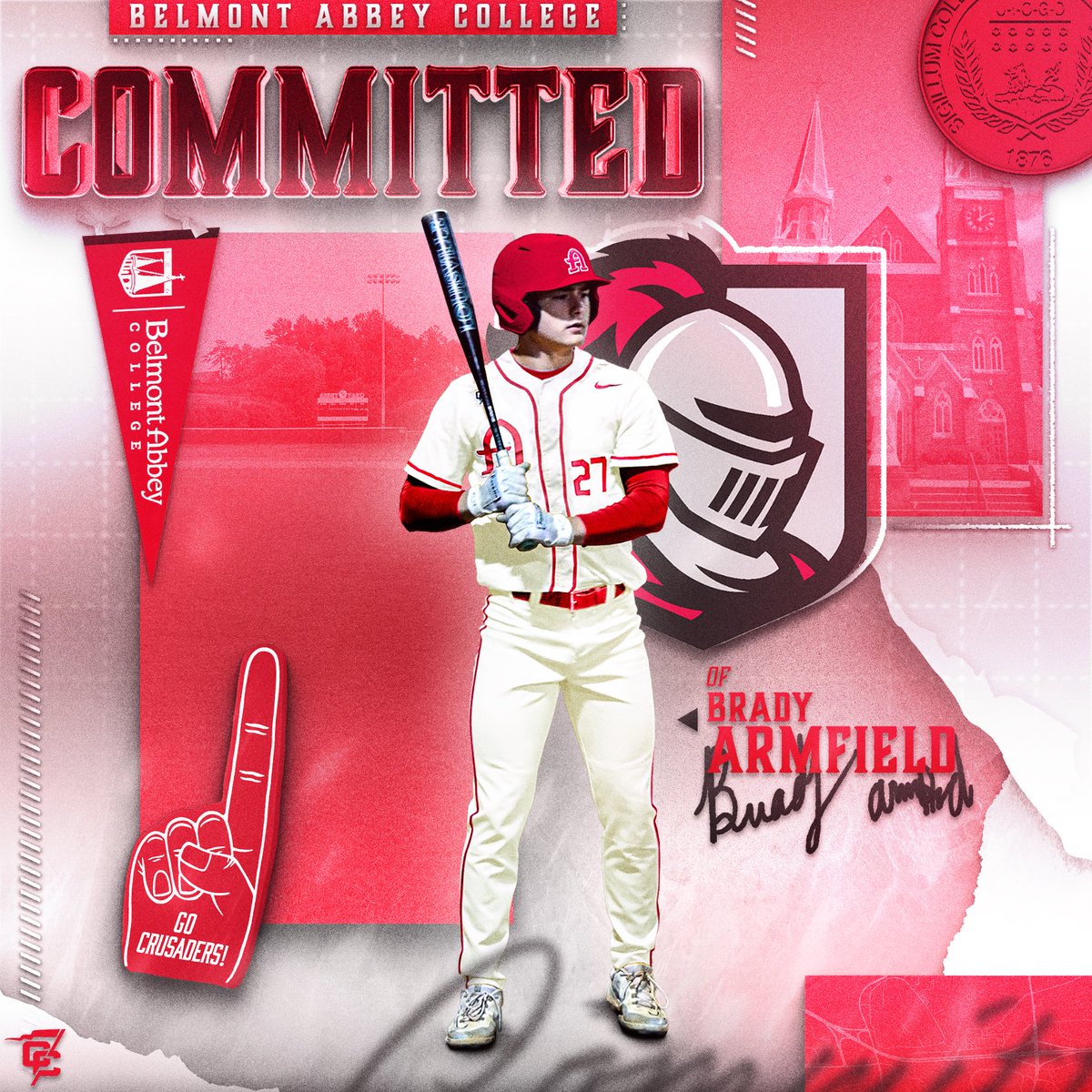 I’m excited to announce my commitment to Belmont Abbey College! Thank you to the coaching staff for this great opportunity! #raisethered 
<a href="/jakerobbins49/">JAKE ROBBINS 🇺🇸</a> <a href="/gabe_alfaro23/">Gabe Alfaro</a> <a href="/JRudd_Scout/">Josh Rudd</a> <a href="/FlatgroundBats/">FLATGROUND Hitting</a> <a href="/FlatgroundApp/">FLATGROUND Pitching</a> <a href="/Anderson_Chris5/">Chris Anderson</a> <a href="/RyanMcCleney/">Ryan McCleney</a>