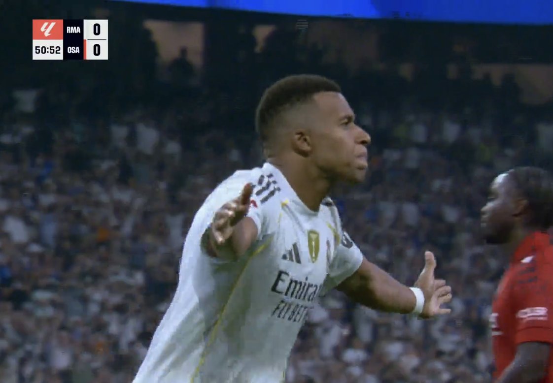 1-0 Real Madrid.

GOL GOL GOL GOL GOL GOL GOL GOL !!!!!!!!!!!!!!!!!!!!!!!!!!!!!!!!!!!!!!!!! KYLIAN MBAPPEEEEEEEEEE !!!!!!!!!!!!!!!!!!!!!!!! HIS FIRST GOAL OF THE NEW SEASON !!!!!!!!!!!!!!!!!!!!!!!!!!!!!! 🇫🇷🌟