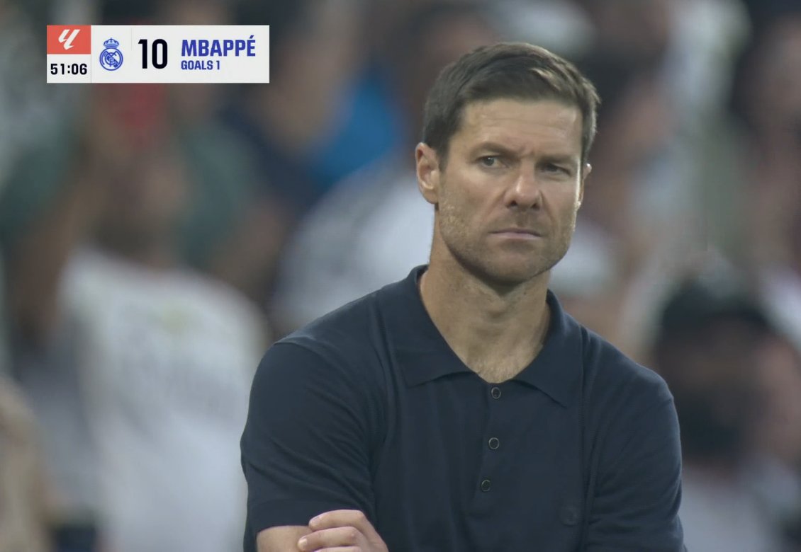 📸 - XABI ALONSO AFTER TAKING THE LEAD!