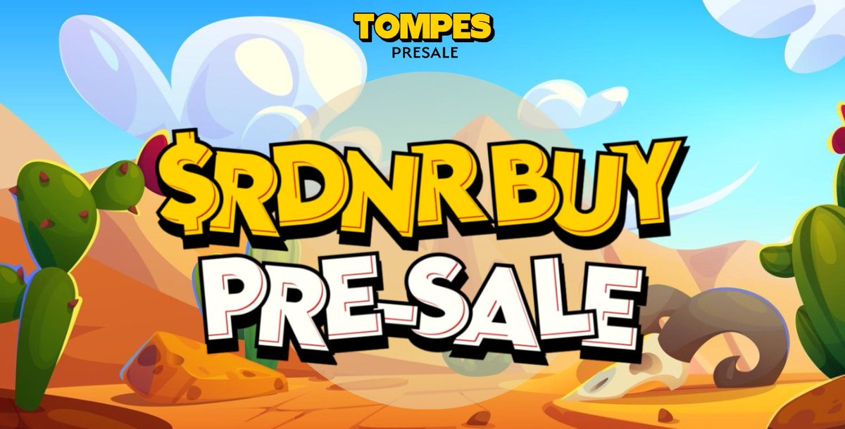 TompesPresale's tweet photo. "I’ll wait until $RDRN is everywhere."

That’s not how early movers win.

By the time everyone talks about it, the easy gains are gone.

Don’t wait for the crowd. Be first.

#Crypto #NFT #RDRN #DeFi #PreSale #Community #Token #TompesPreSale https://t.co/GGp5bFCTVf