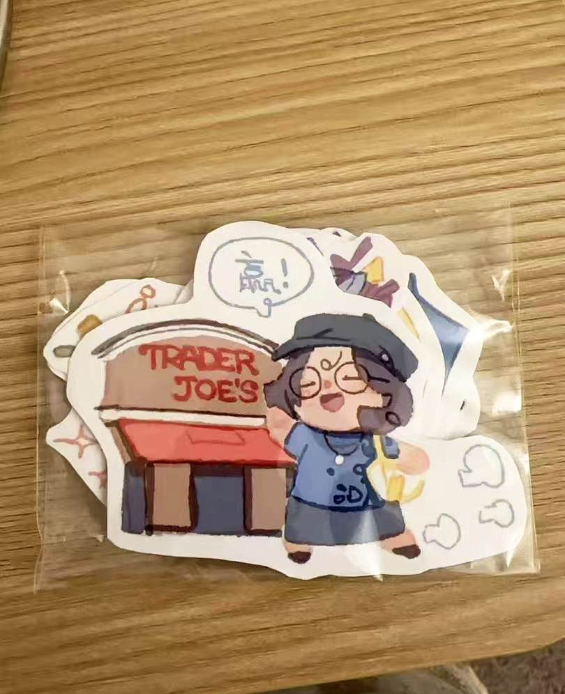 ashling_tu's tweet photo. Made some stickers for my roommate's birthday :D https://t.co/nwUyYpDsWA