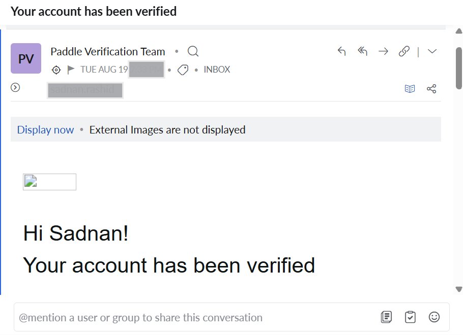 IsMailable's tweet photo. Just got verified my Paddle 💪💪

The last missing piece of the puzzle was taking payments and I am glad we have the best payment partner a saas could get.

A big shoutout to @PaddleHQ for their fast and great onboarding process.

You can try IsMailable for free now! https://t.co/IfzyR4AsTD