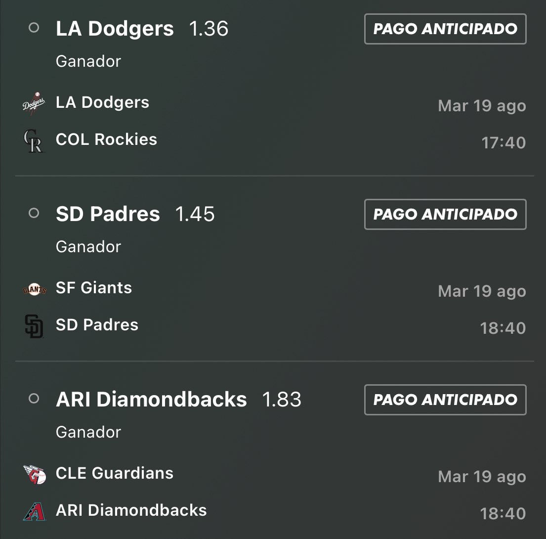 brykerpicks's tweet photo. Me gustan estas apuestas para meterle unos pesos, ya ganamos la fuerte del día 🫡

Me gusta:
Diamondbacks ML para derecha.
Dodgers y Padres ML en parlay. https://t.co/gYHLhrQa9j