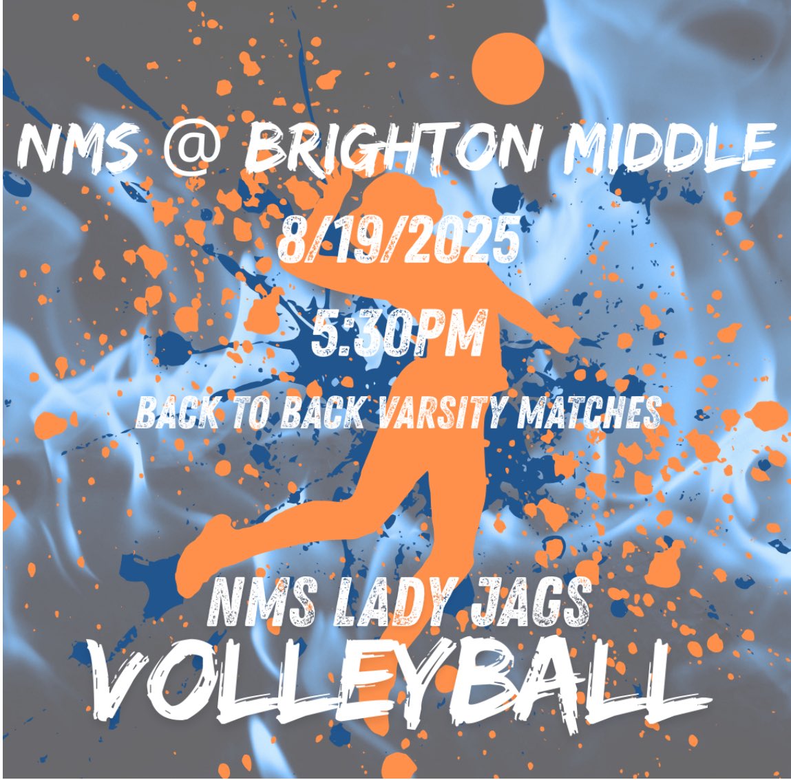 💙🧡🏐Our Lady JAGS are on the road again tonight. They travel to Brighton for two Varsity games starting at 5:30!! We wish you ladies the best of luck! Go Lady JAGS!🏐🧡💙
#JMCSS
#JaguarNation
#begreaterthanb4