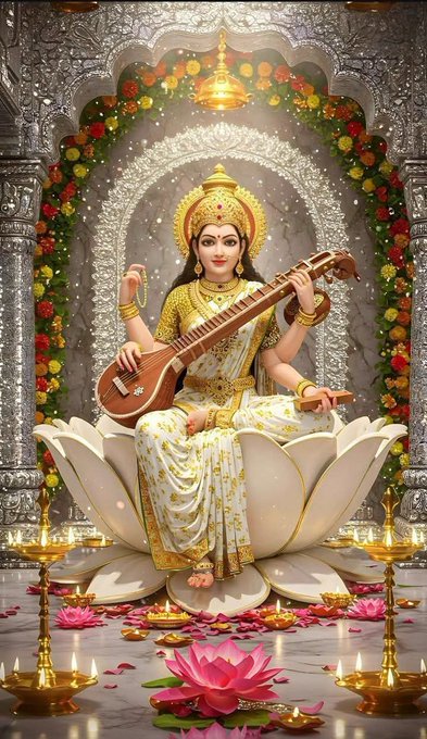 2011_alsultan's tweet photo. जय मां सरस्वती 🙏 https://t.co/khFnQXSHPs