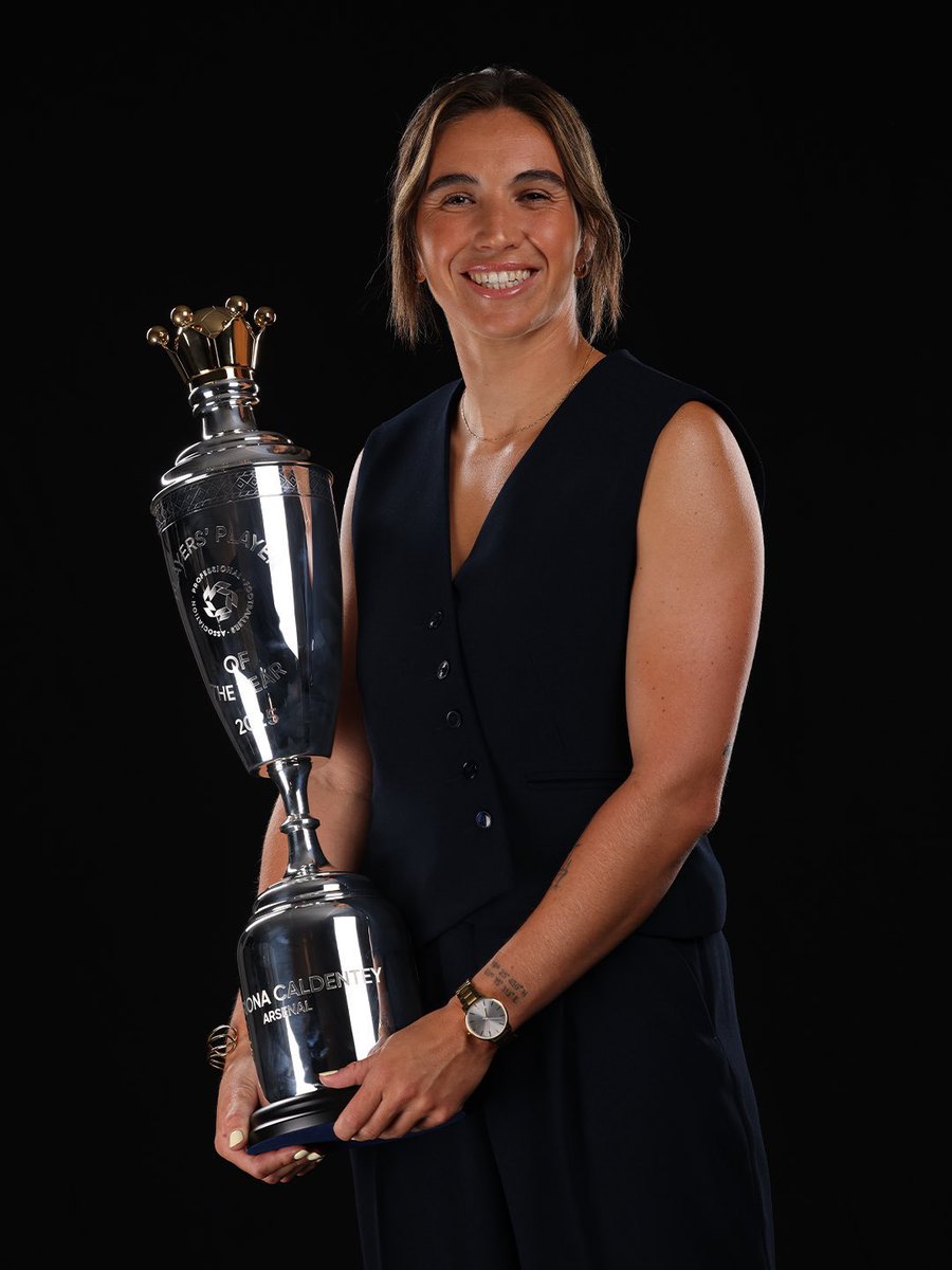 Yangmc5's tweet image. Arsenal's Mariona Caldentey have been named the PFA women's Footballer of the year 2025.