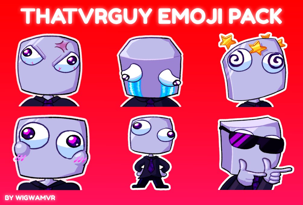 wigwamman72's tweet image. Next set of Emoji comissions done this time for the mighty ThatVrGuy! 
#bonelab