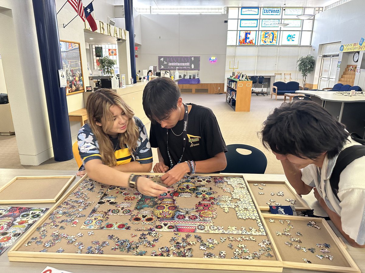 Eastwood Library_YISD tweet media