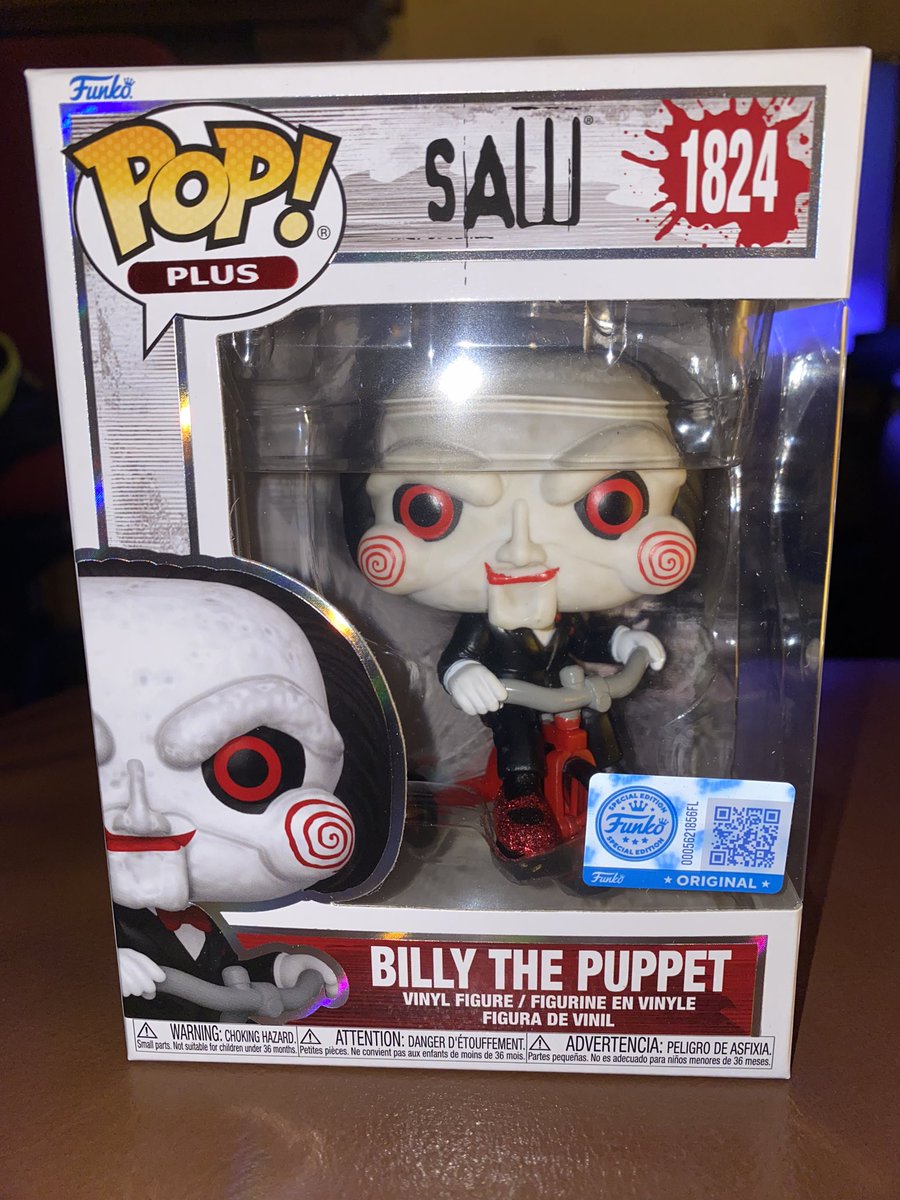 Georgie_84's tweet photo. And finally: Billy (Special Edition)
@Saw
#happyplace #comfortzone #sawx #costasmandylor #markhoffman #detectivehoffman #epicbadluck #saw #saw2 #saw3 #saw4 #saw5 #saw6 #saw7 #jigsaw #johnkramer #tobinbell #amandayoung #shawneesmith #billythepuppet #funko #funkopop https://t.co/dndbbT8xme