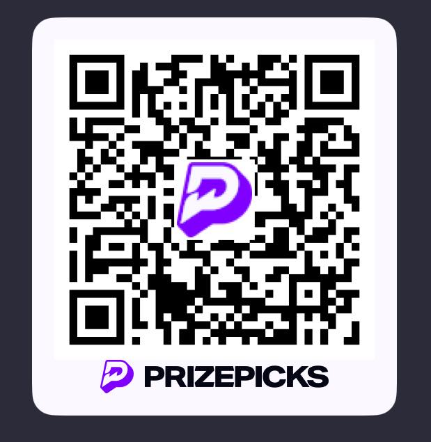 DRex_813's tweet image. USE PROMO CODE
PR-HVW8PEM
GET $50 FREE AFTER PLAYING YOUR FIRST LINEUP
DEPOSIT AS LITTLE AS $10
@PrizePicks