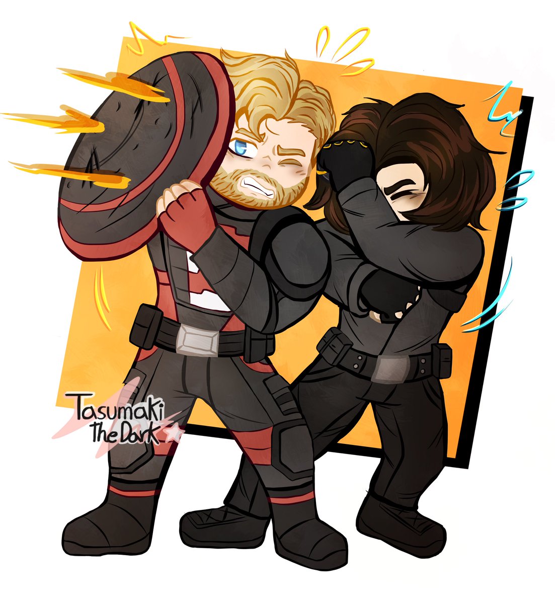 TasumakiTheDark's tweet photo. WINTERAGENT 🌮🦾✨

Los capitanes siempre salvan a su Bucky jajajs 
-
#Thunderbolts #winteragent #johnbucky #buckybarnes #bucky #johnwalker #usagent #wintersoldier https://t.co/prfXYf3fW3