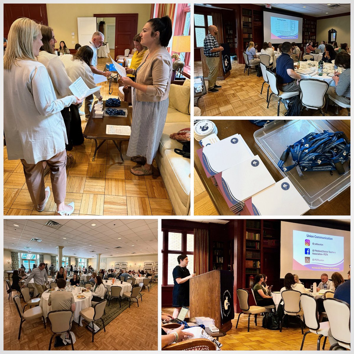 We proudly welcomed 30 new members into the Pittsford District Teachers Association today at New Staff Orientation. Congratulations and welcome to the family! 💙🤍

#pdtaproud
#solidarityforever
