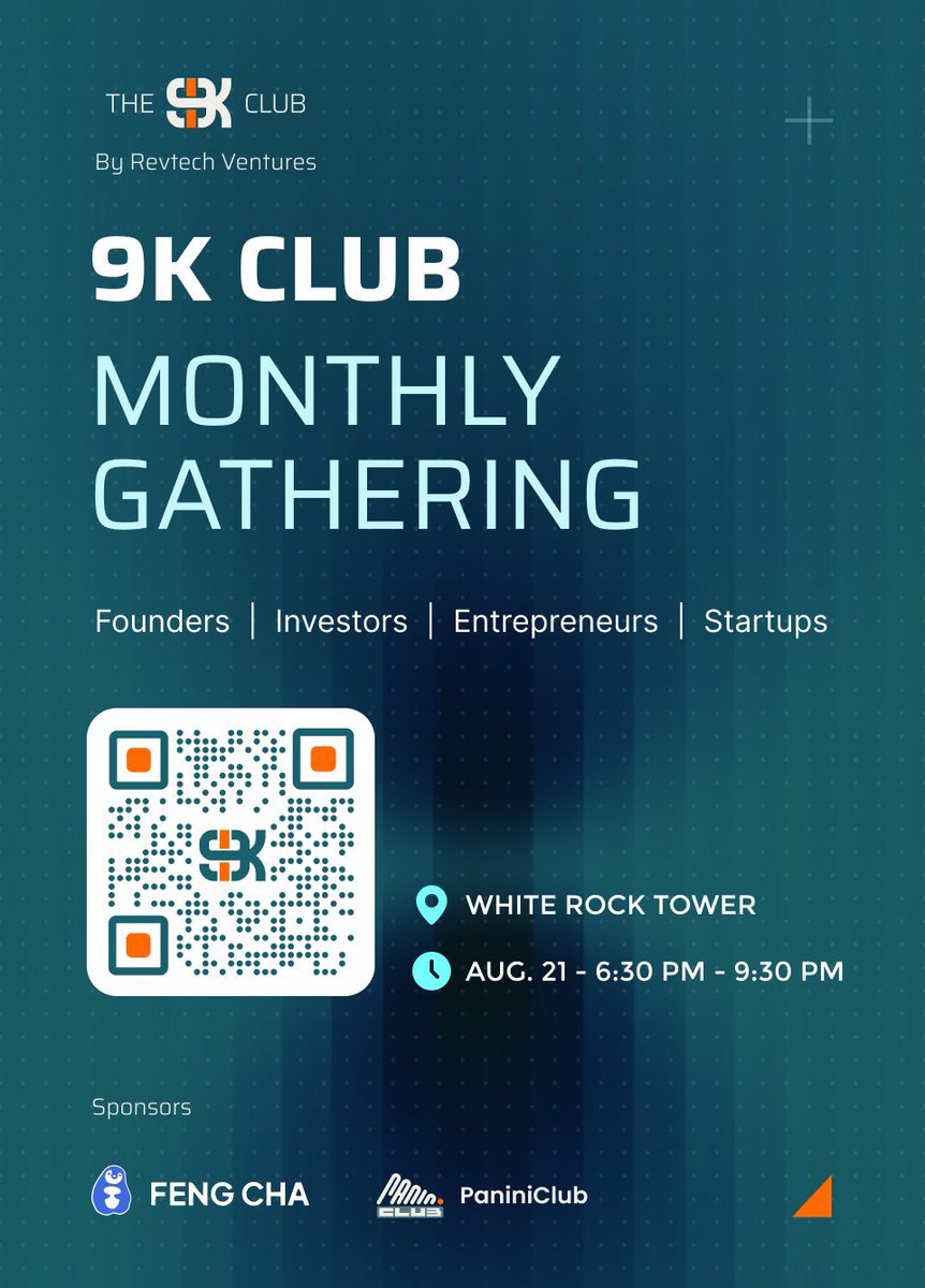 Mega_Hunt_'s tweet photo. 9K Club monthly gathering at DALLAS

👉RSVP at https://t.co/nfZ4g6DGl2

 📅 August 21, 6:30 PM @ White Rock Tower (RevTech Ventures’ office) — our next monthly gathering. https://t.co/Glq43Q3vIB