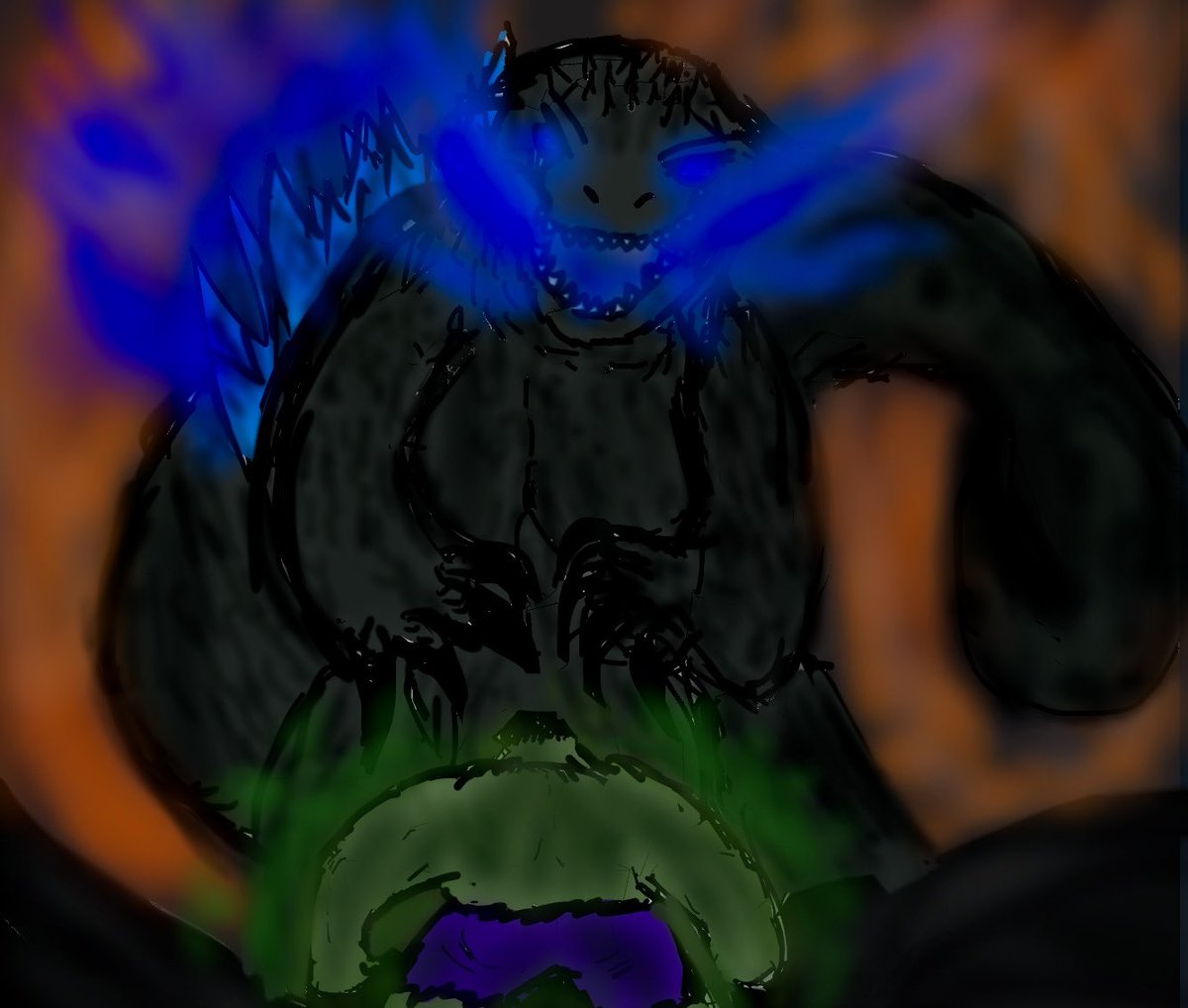 The Strongest One There Is vs The King of the Monsters 

Hulk vs Godzilla