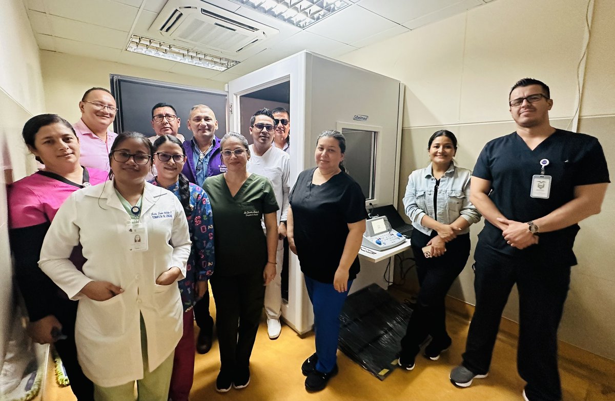 #ElNuevoEcuador | 🤝 Buenas noticias 🤝

¡Tenemos una nueva cabina de audiometría!

Fue instalada y calibrada nuestra nueva cabina de audiometría; un espacio insonorizado diseñado para realizar pruebas de audición precisas, en un ambiente controlado. 1/3