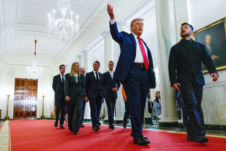 🧵Spotkanie w Białym Domu to kreowanie równoległej rzeczywistości