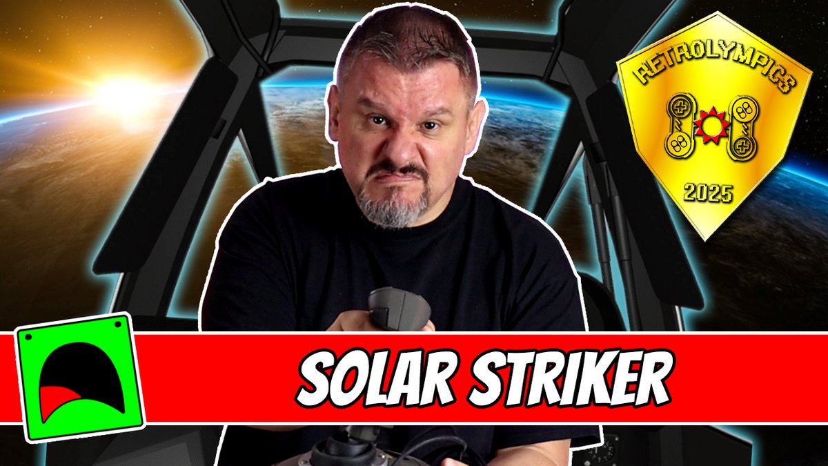 NEUES VIDEO: In der letzten Disziplin der #RetrOlympics2025 wird nochmal alles gegeben. Dabei bleiben wir mit "Solar Striker" auf dem Game Boy.
Ob ich mich bei dem Spiel aufs Treppchen ballern kann...?
youtu.be/--3xPLm9UyE