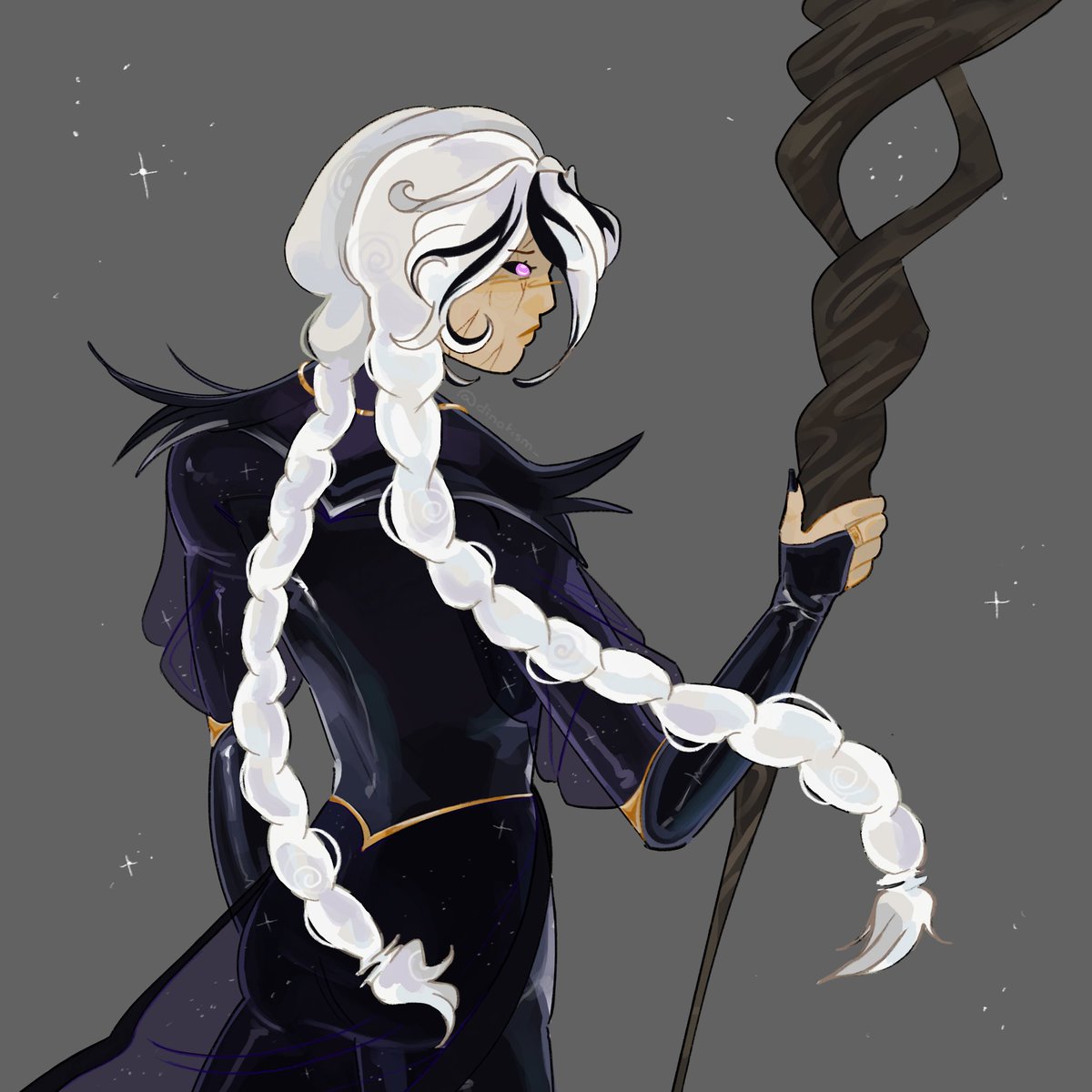 drawing based off of a certain claudia arc 3 design by @/am5thysts :3

#thedragonprince #thedragonking #claudia #tdpart
