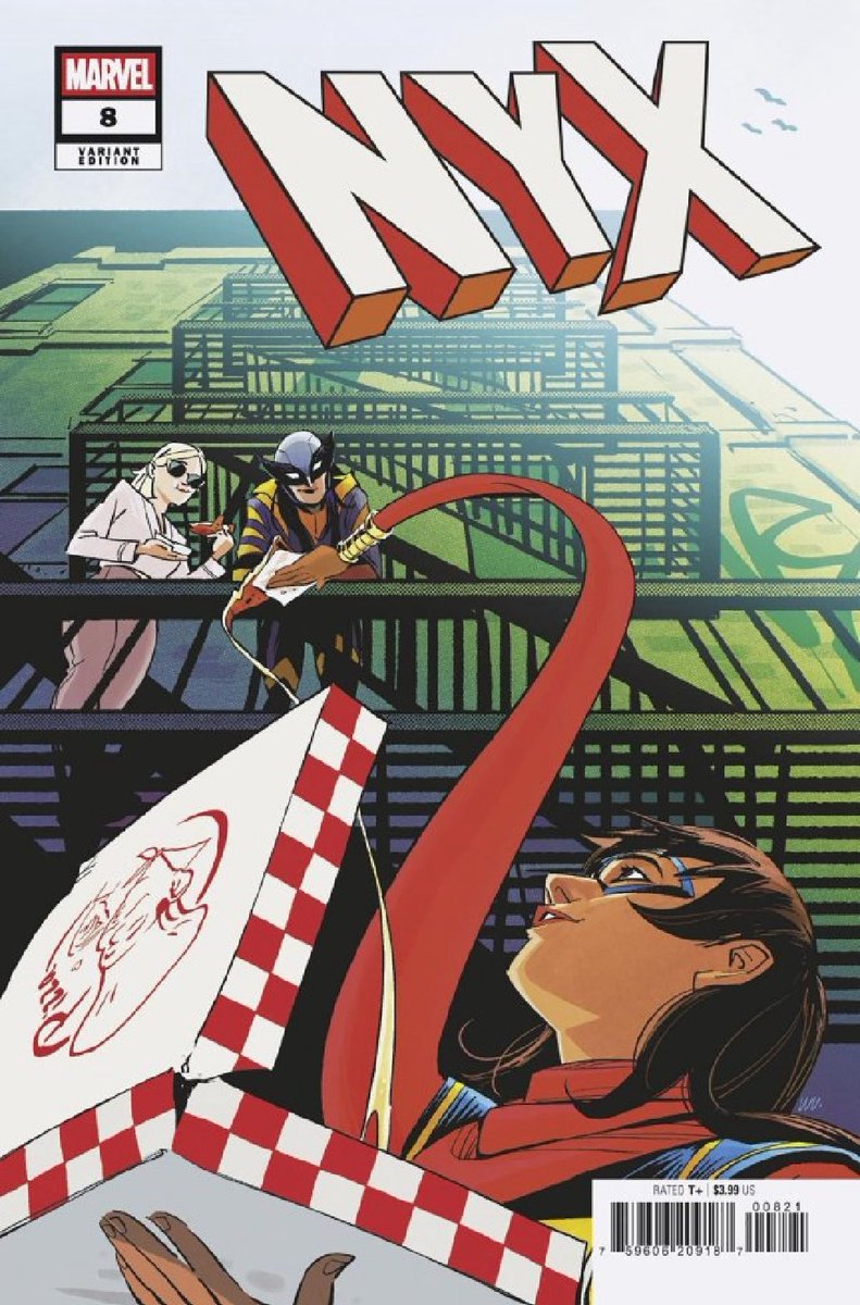 616CHAMPS's tweet photo. NYX Vol. 2: Mojo City Trade Paperback releases today! Available @ your local comic book store ⚡️

The TP collects NYX (2024) #6-10. Kamala is a main character in the story. https://t.co/TE0vWSjff3