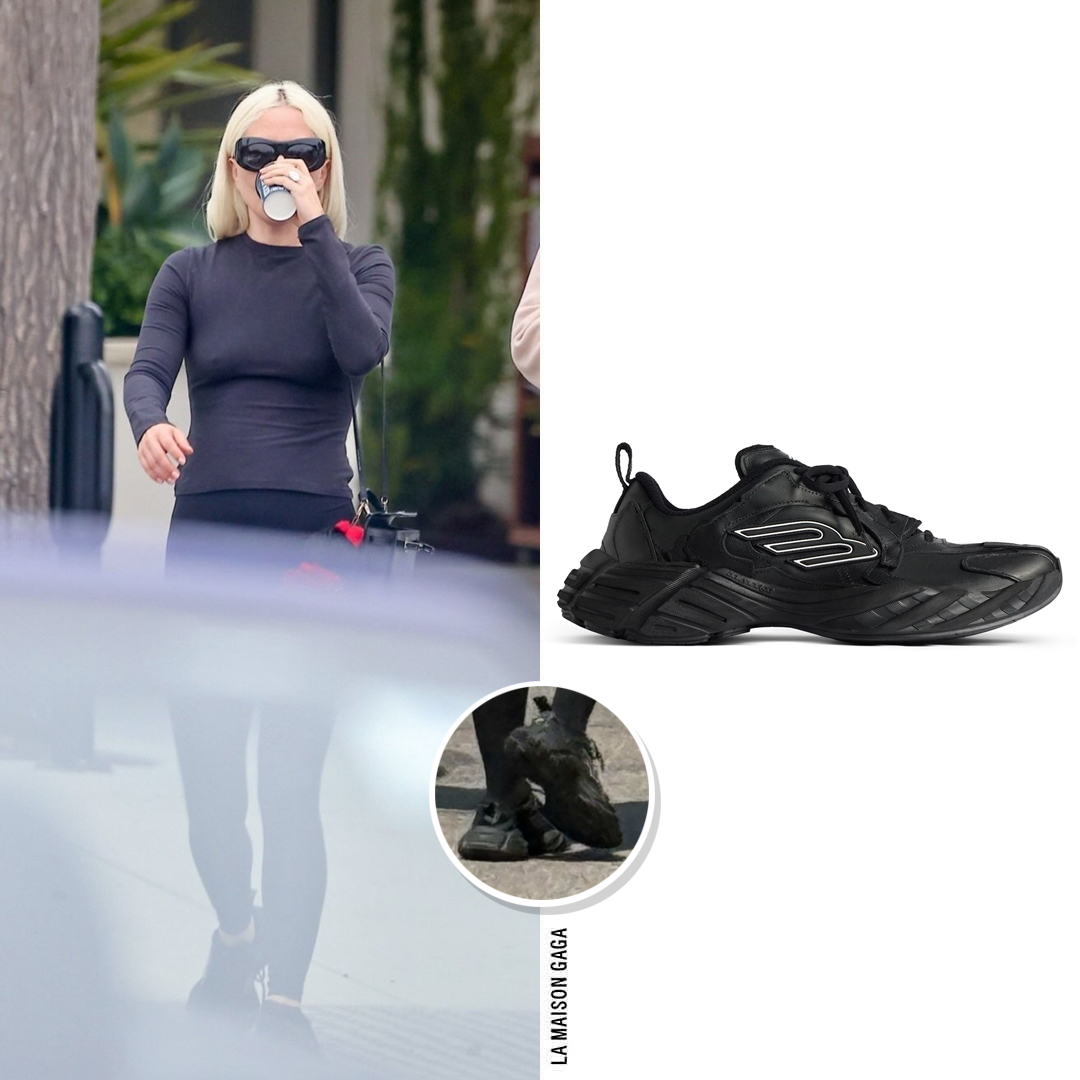 LaMaisonGaga_'s tweet photo. Gaga was seen in Malibu yesterday, wearing @Skims long-sleeved tee, #PortTanger "Ruh" shield sunnies, @Hermes_Paris "Mini Kelly" bag from #MaterialGood along with her custom Labubu charm by @marko__monroe, and #Balenciaga "Monday" sneakers. https://t.co/FNZMM3EuDo