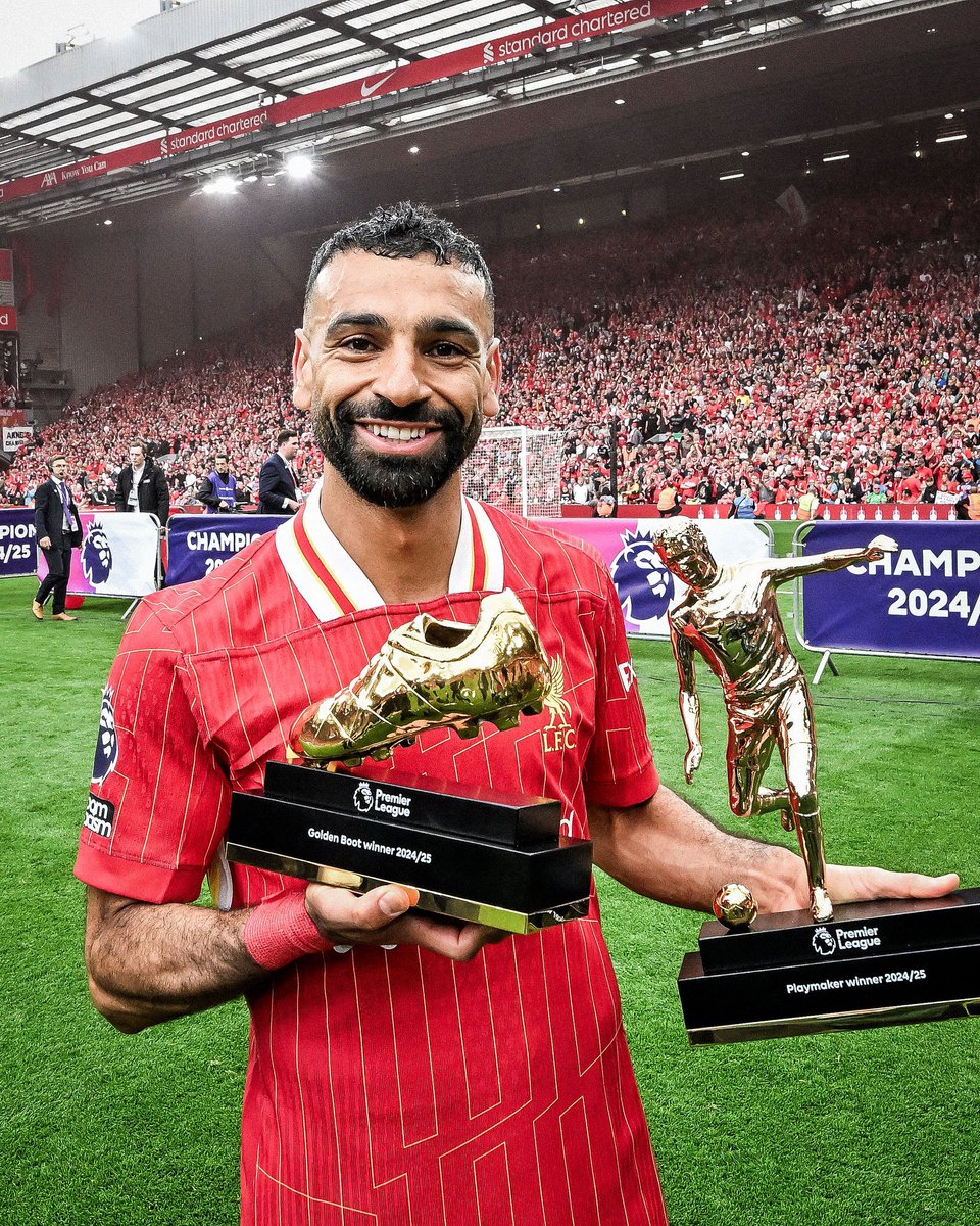 SalahCentral's tweet photo. Mohamed Salah has now achieved this twice. 🇪🇬👑 https://t.co/YTs3gk5qi6